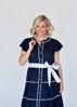 Lucilla Dress - Navy | Liv & Milly