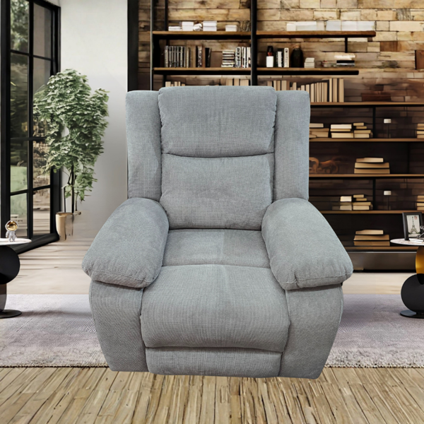 Willow Lift Chair | Luxury Suede Fabric - Light Grey