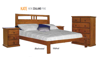 Picture of Kate Bed Frame - New Zealand Pine | Queen