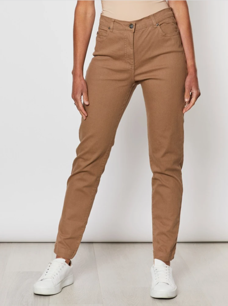 Slim Leg Miracle Jean - Toffee | Gordon Smith