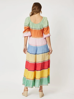 Colour Block Off The Shoulder Dress | Hammock & Vine