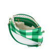 Capri - Green & White Gingham Crossbody (Small) | Liv & Milly