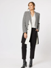 Tweed Spliced Longline Jacket - Black/White | Hammock & Vine