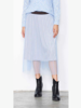 Velvet & Tulle Skirt - Blue  | Caju