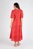 Delvene Maxi Dress - Red | Lula Soul