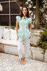 Waterlily Top - Green | Azure & Indigo