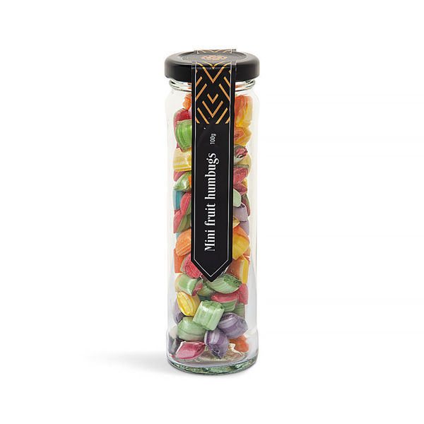 Mini Fruit Humbug Black 100g | Chocamama