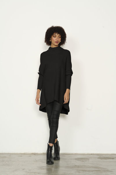 Bat Wing Tunic - Black | Caju