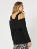 Charlotte Off The Shoulder Jumper - Black | Hammock & Vine