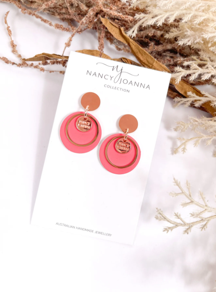 Mini Round Coral Drops | Nancy Joanna Concrete Collection