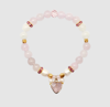 Heart Shaped Crystal Bracelet Gift Set - Rose Quartz (Mum) | Lisa Pollock