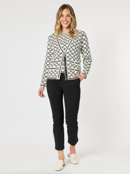 Classic Leg Ponte Pant - Black| Gordon Smith