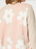 Pasadena Floral Print Knit Cardigan - Coral/Natural | Threadz