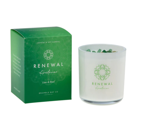 Crystal Boho Candle - Renewal | Bramble Bay Collection