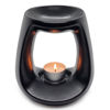 Black Ceramic Tealight Oil Burner | BUCKLEY & PHILLIPS