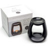 Black Ceramic Tealight Oil Burner | BUCKLEY & PHILLIPS