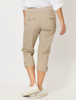 Santorini Cropped Cotton Pant - Natural | Threadz