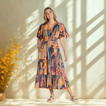 Anisa Midi - Print | Lula Life