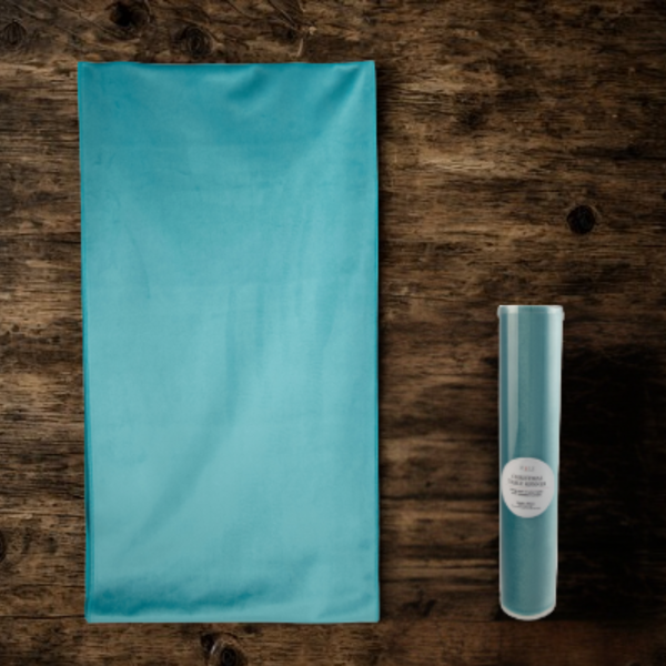 Luxe Velvet Table Runner - Tiffany Blue | 200cm