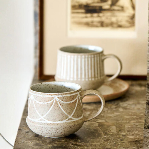 Etched Mugs Mixed Natural Entertainer - Set 3 | Robert Gordon