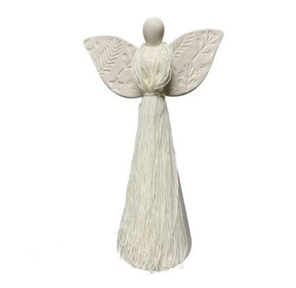 PORCELAIN WHITE ANGEL | LARGE 34CM