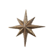METAL ANTIQUE GOLD MORAVIAN STAR | SMALL 47.5CM