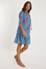 Antibes Dress - Blue  | Rubyyaya