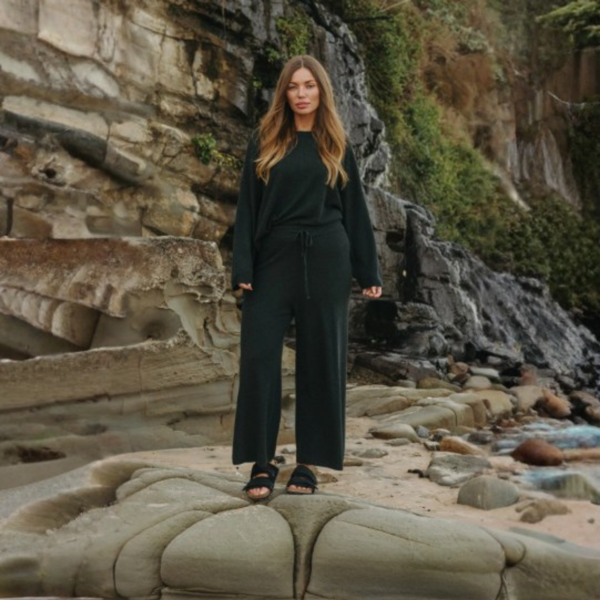 Merino Wool Cotton Pullover | Womens Lightweight Knit | Capsule Wardrobe Essential