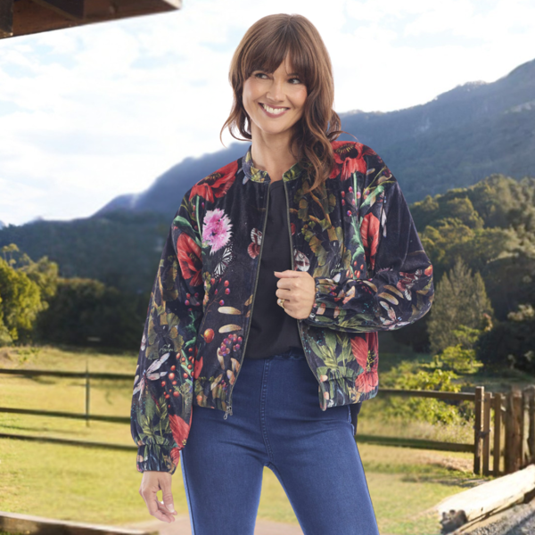 Velvet Bomber Jacket - Maguana | Escape by QC