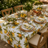 Citrus Grove - Rectangle Table Cloth - 140cm x 250cm  Madras Link