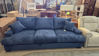 3.5 Seater Cloud Nine Sofa – Ultra Deep Luxury Comfort  Profile Jumbo Fabric Navy