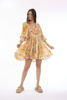 Sabina Yoke Top Dress - Print | Escape by QC