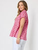 Laguna Beach Print Top - Multi Rose | Threadz